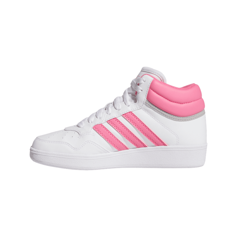 Tenis-adidas-para-niño-Hoops-4.0-Mid-J-para-baloncesto-color-blanco.-Suela