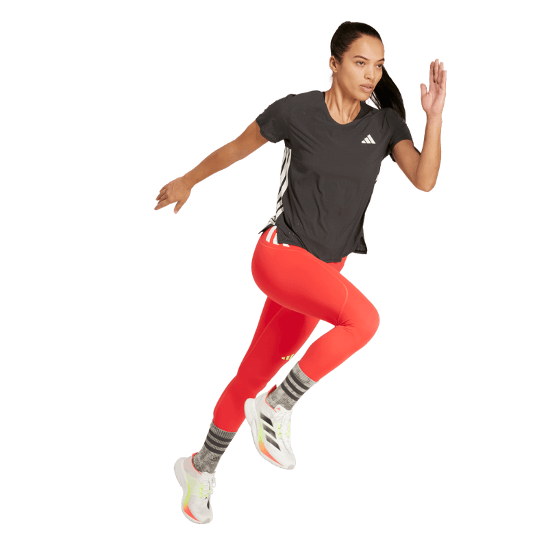 Camiseta-Manga-Corta-adidas-para-mujer-Adizero-Tee-W-para-correr-color-negro.-Detalle-Posterior