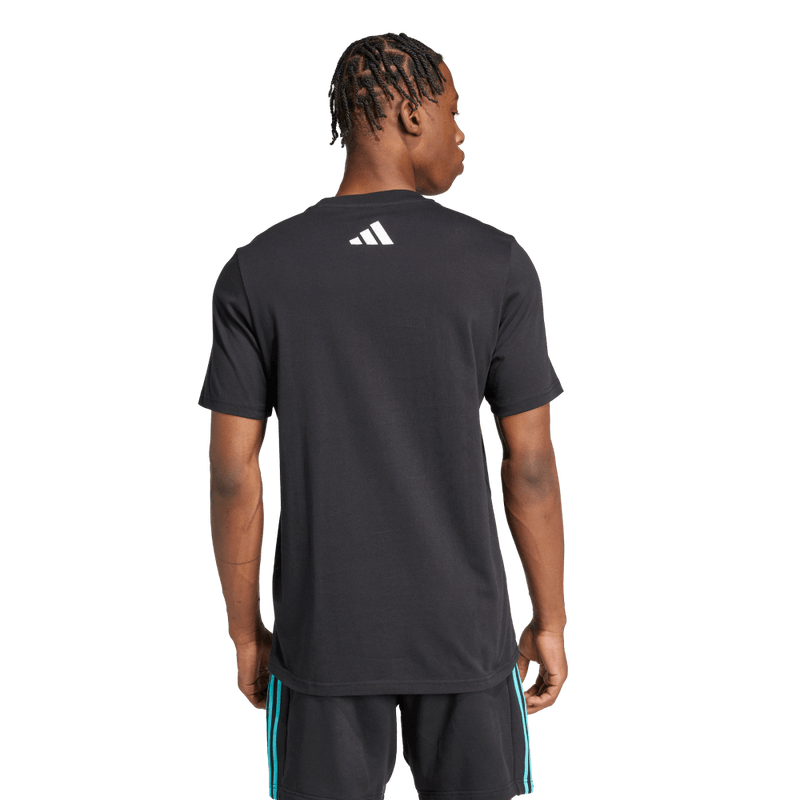Camiseta-Manga-Corta-adidas-para-hombre-Mer-Dna-Gftee-M-para-moda-color-negro.-Frente-Sin-Modelo