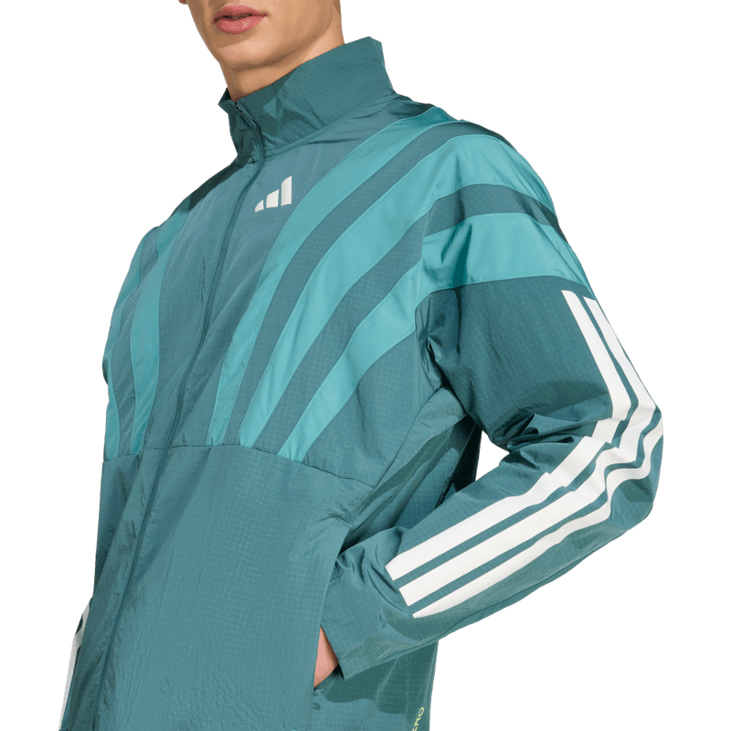 Chaqueta-adidas-para-hombre-Adizero-A-Jkt-M-para-correr-color-azul.-Detalle-Posterior