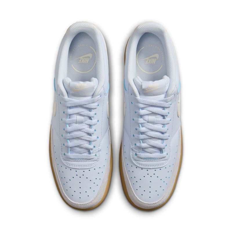 Tenis-nike-para-hombre-Nike-Court-Vision-Lo-V3-para-moda-color-gris.-Capellada