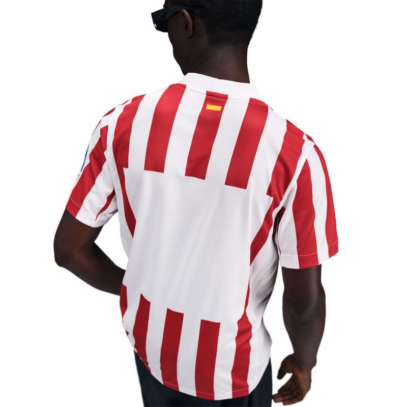 Camiseta-De-Equipo-nike-para-hombre-Atletico-Madrid-M-Nk-Df-Jsy-Ss-Stad-Hm-para-futbol-color-rojo.-Detalle-2