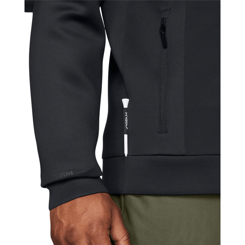 Chaqueta-under-armour-para-hombre-Drive-Pro-Strm-Hyb-F-para-golf-color-negro.-Bolsillo