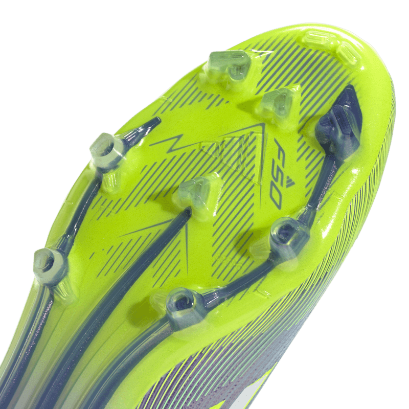 Guayos-adidas-unisex-F50-Elite-Fg-para-futbol-color-morado.-Par-Laterales