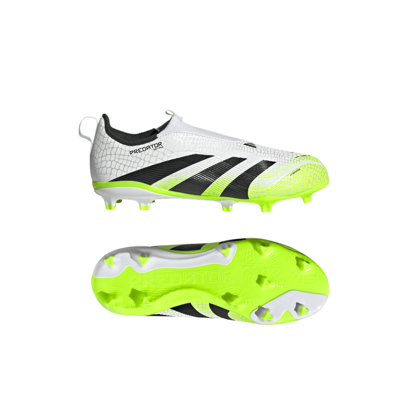 Guayos-adidas-para-niño-Predator-League-Ll-para-futbol-color-blanco.-Media-Suela