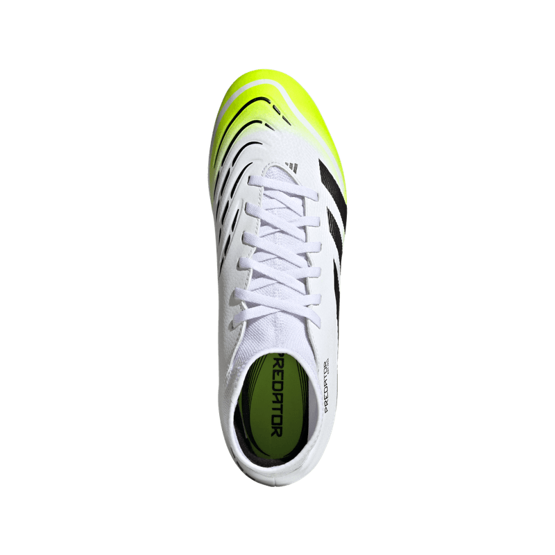 Guayos-adidas-para-hombre-Predator-Club-Sock-para-futbol-color-blanco.-Vista-Lateral-Pares