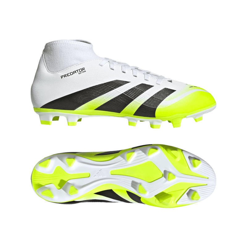 Guayos-adidas-para-hombre-Predator-Club-Sock-para-futbol-color-blanco.-Media-Suela