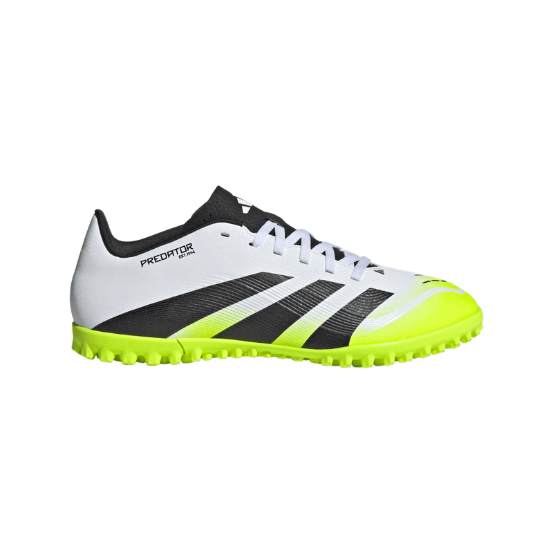 Guayos-adidas-unisex-Predator-Club-Tf-para-futbol-color-blanco.-Lateral-Externa-Derecha
