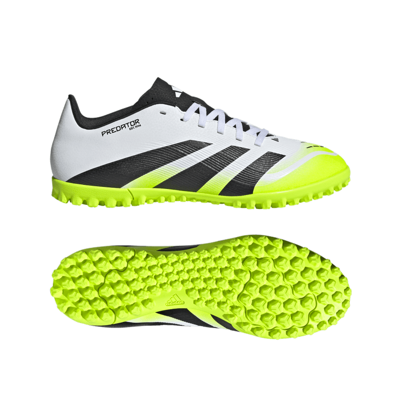 Guayos-adidas-unisex-Predator-Club-Tf-para-futbol-color-blanco.-Media-Suela