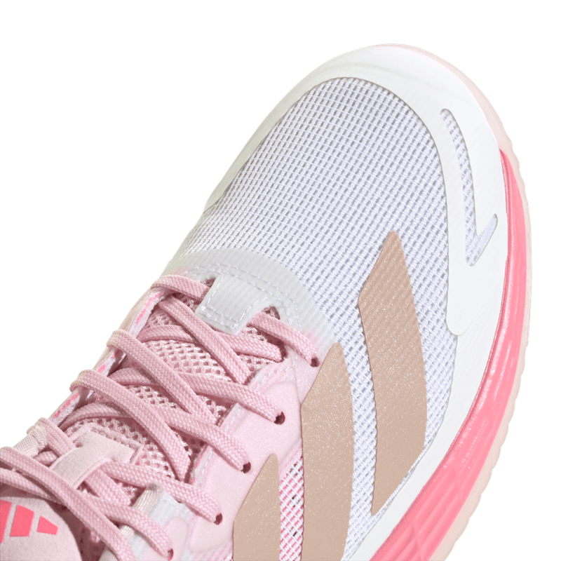 Tenis-adidas-para-mujer-Defiant-Speed-2-W-para-tenis-color-blanco.-Lateral-Y-Suela