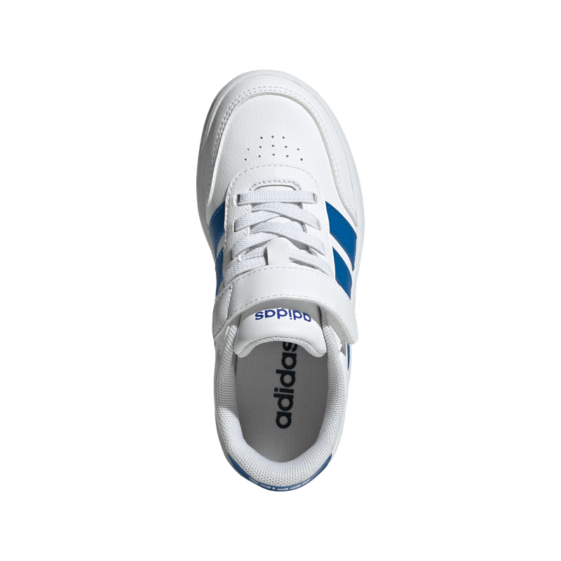 Tenis-adidas-para-niño-Breaknet-3.0-El-C-para-moda-color-blanco.-Capellada