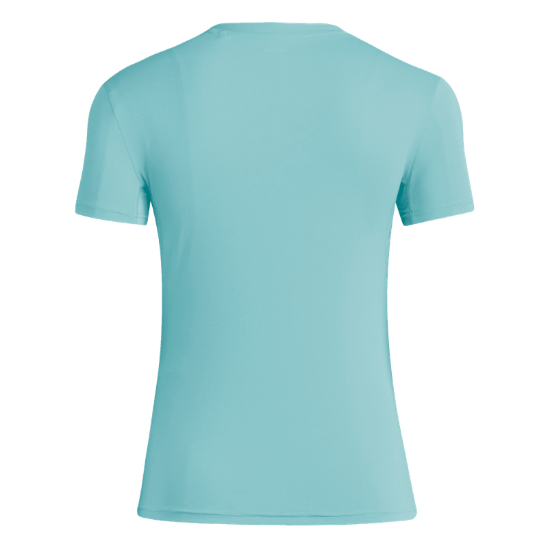 Camiseta-Manga-Corta-adidas-para-mujer-Adizero-E-Tee-para-correr-color-azul.-Frente-Sin-Modelo