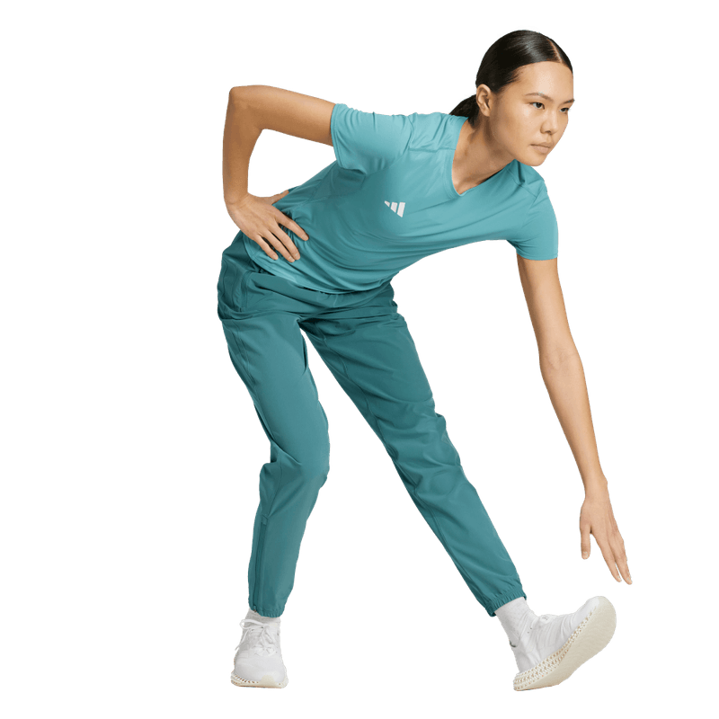 Camiseta-Manga-Corta-adidas-para-mujer-Adizero-E-Tee-para-correr-color-azul.-Detalle-1