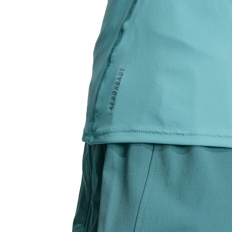 Camiseta-Manga-Corta-adidas-para-mujer-Adizero-E-Tee-para-correr-color-azul.-Detalle-1