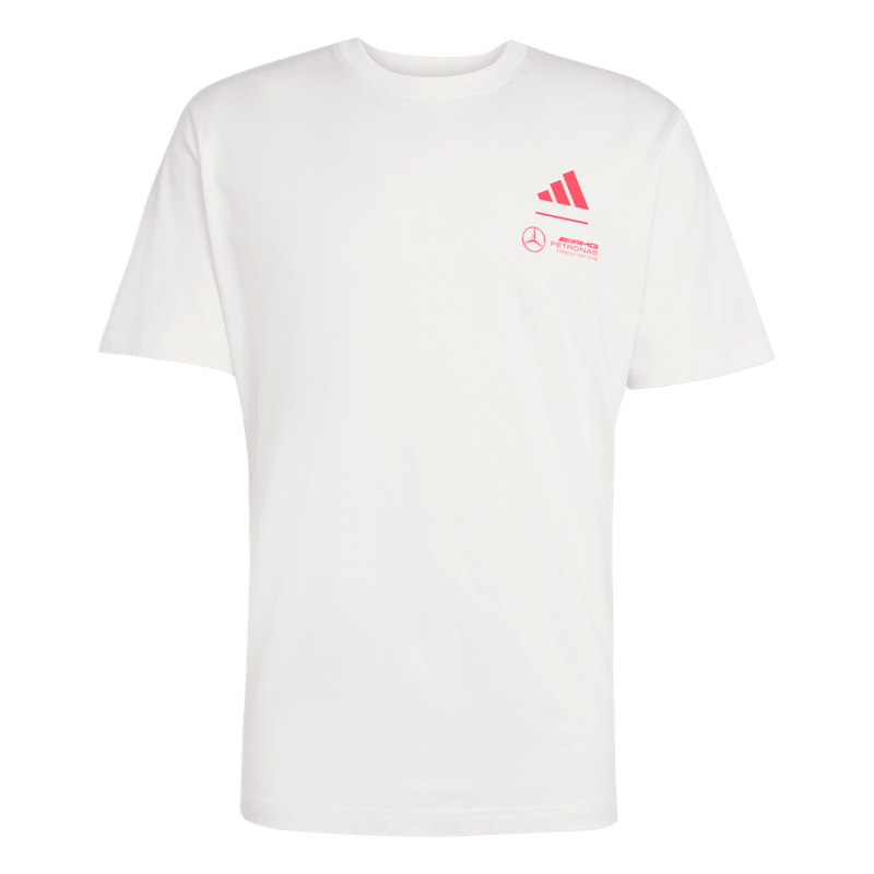 Camiseta-Manga-Corta-adidas-para-hombre-Mer-Sp-Gfxtee-M-para-moda-color-blanco.-Frontal-Sobre-Modelo