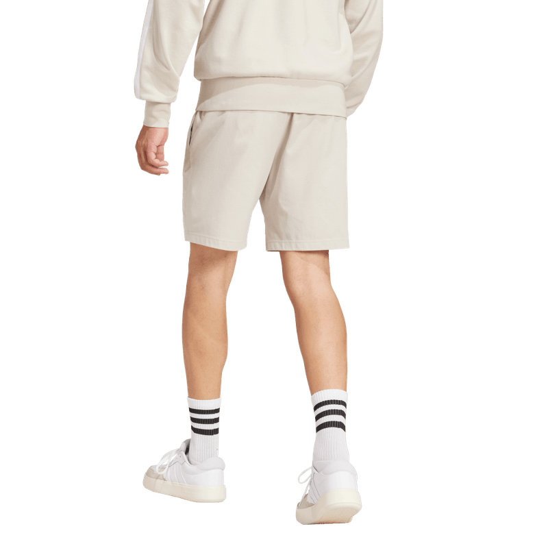 Pantaloneta-adidas-para-hombre-M-Lin-Sj-Sho-para-moda-color-beige.-Reverso-Sin-Modelo