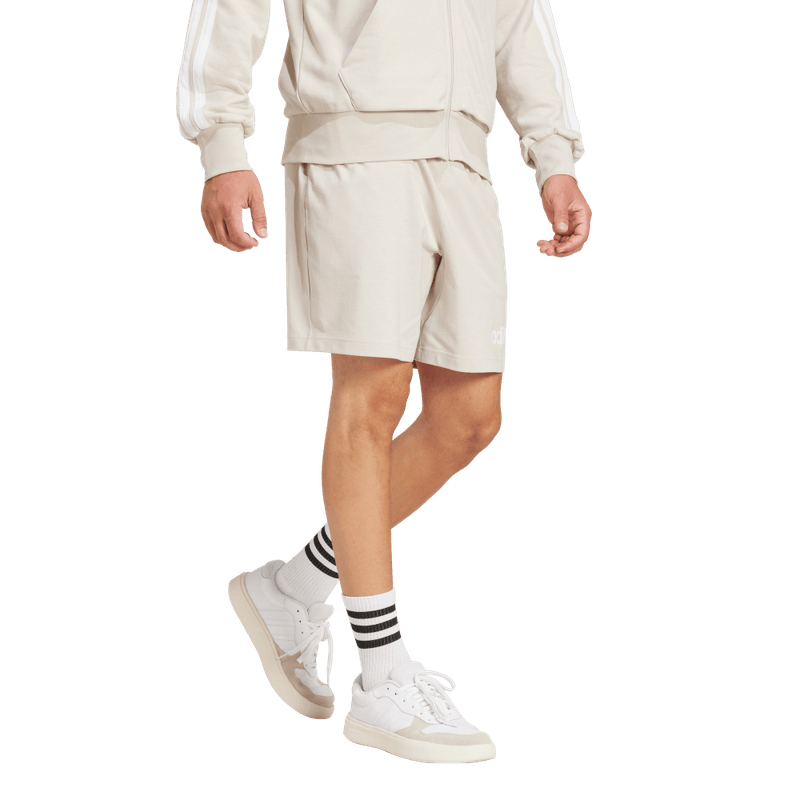 Pantaloneta-adidas-para-hombre-M-Lin-Sj-Sho-para-moda-color-beige.-Detalle-Posterior