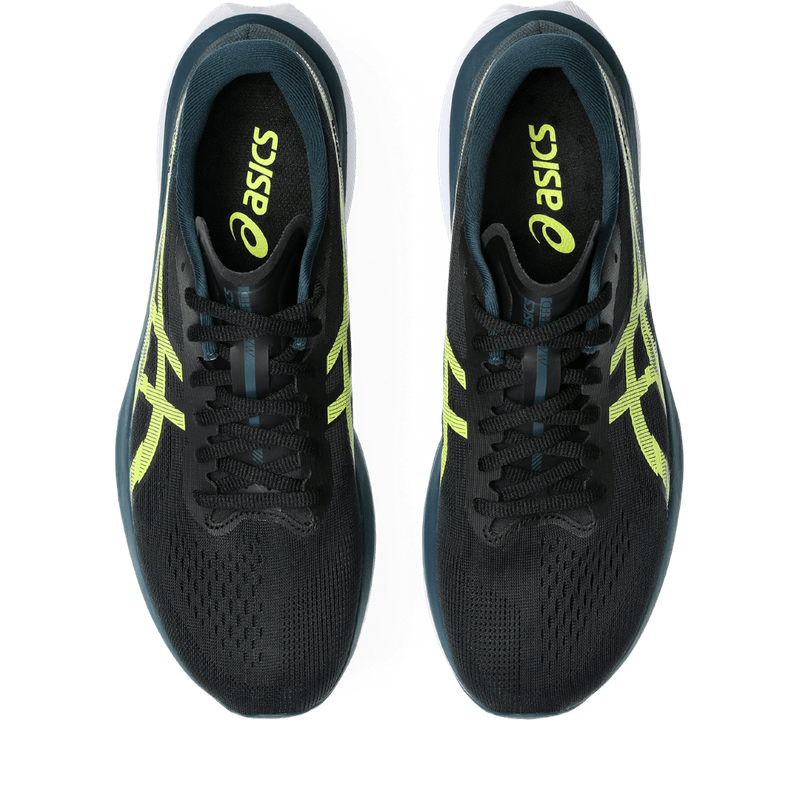 Tenis-asics-para-hombre-Magic-Speed-4-para-correr-color-negro.-Capellada