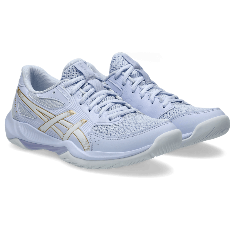 Tenis-asics-para-mujer-Gel-Rocket-12-para-indoor-color-azul.-Par-Alineados