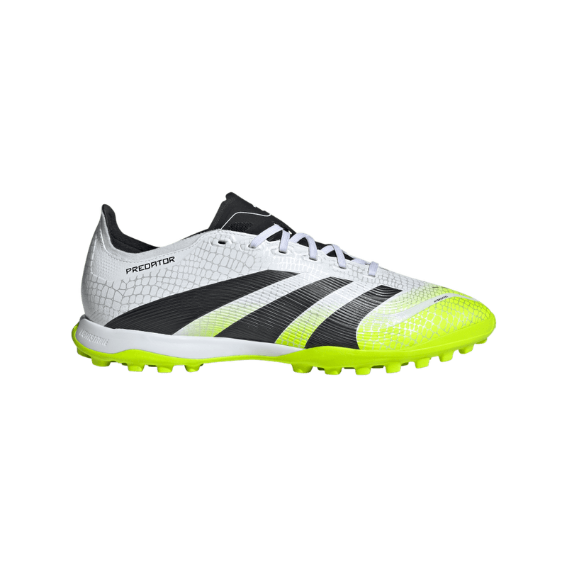 Guayos-adidas-para-hombre-Predator-League-Tf-para-futbol-color-blanco.-Lateral-Externa-Derecha