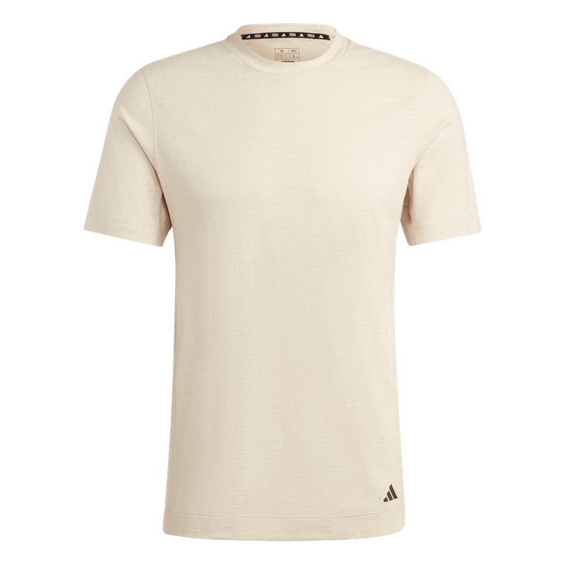 Adidas Yoga Camiseta Manga Corta beige de hombre para