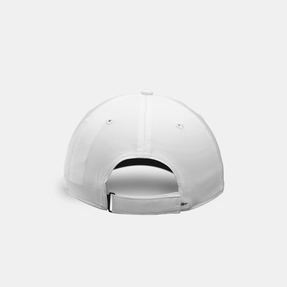 Gorra-reebok-unisex-Rbk-Training-Perforated-Cap-para-entrenamiento-color-blanco.-Frente-Sin-Modelo-
