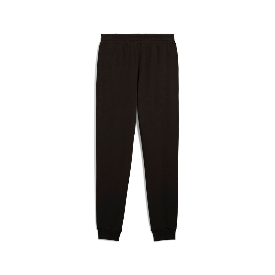 Pantalon-puma-para-hombre-Ess-No.-1-Logo-Sweatpants-Tr-Cl-para-moda-color-negro.-Reverso-Sin-Modelo