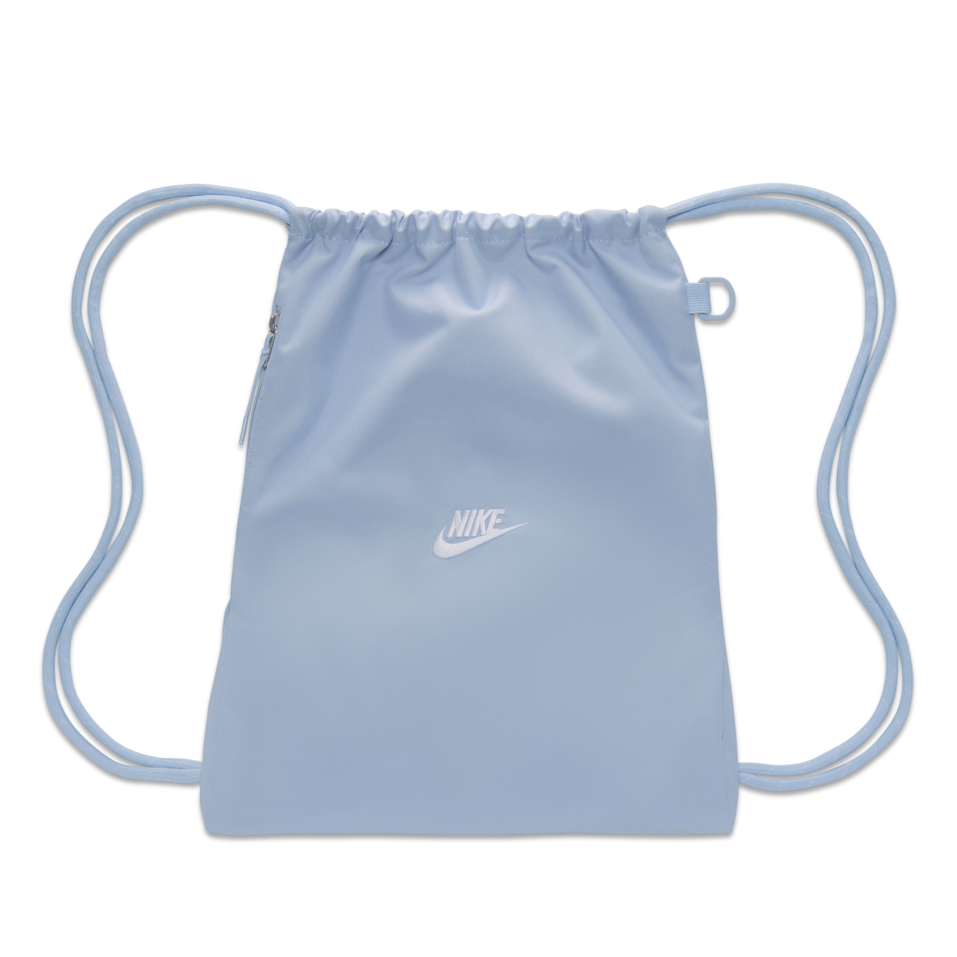 Gym-Sack-nike-para-hombre-Nk-Heritage-Drawstring-2.0-para-moda-color-azul.-Frente-Sin-Modelo