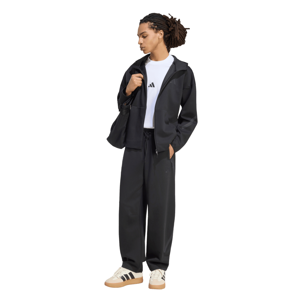 Chaqueta-adidas-para-hombre-Z.N.E.-Cierre-Frontal-para-moda-color-negro.-Reverso-Sin-Modelo