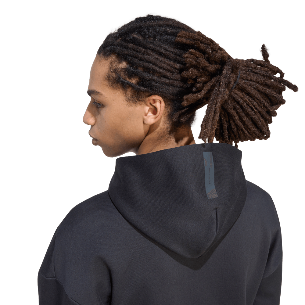 Chaqueta-adidas-para-hombre-Z.N.E.-Cierre-Frontal-para-moda-color-negro.-Detalle-Posterior