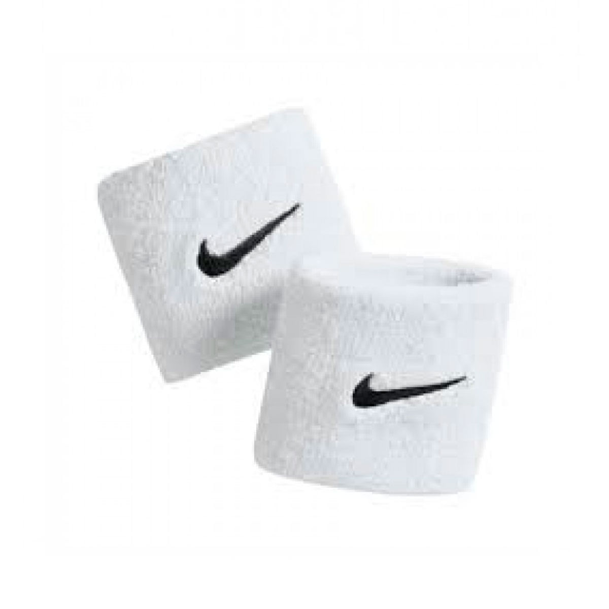 Muñequeras Nike Swoosh Blancas Negras Muñequeras Tenis NNN04101OS –  gellisport