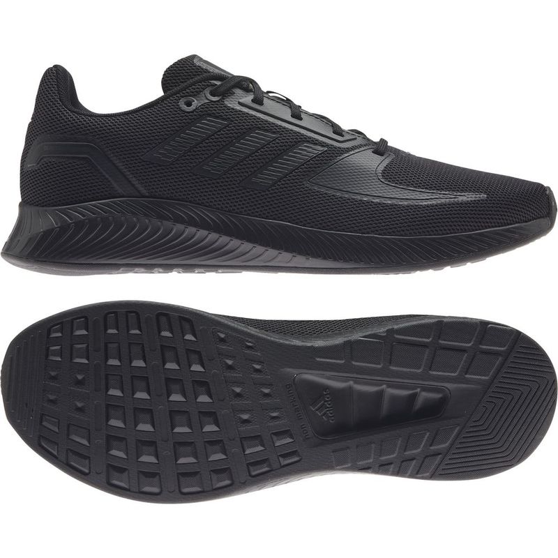 Tenis-adidas-para-hombre-Runfalcon-2.0-para-correr-color-negro.-Lateral-Y-Suela