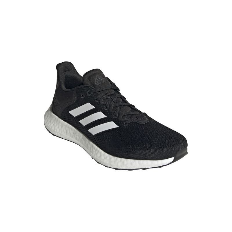 Tenis-adidas-para-hombre-Pureboost-21-para-correr-color-negro.-Borde-Externo