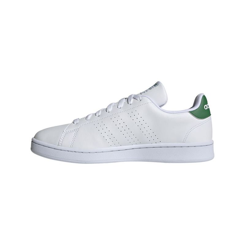 Tenis-adidas-para-hombre-Advantage-para-moda-color-blanco.-Lateral-Interna-Izquierda