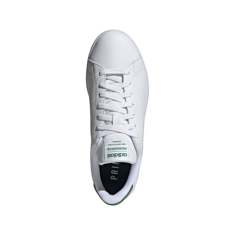 Tenis-adidas-para-hombre-Advantage-para-moda-color-blanco.-Capellada