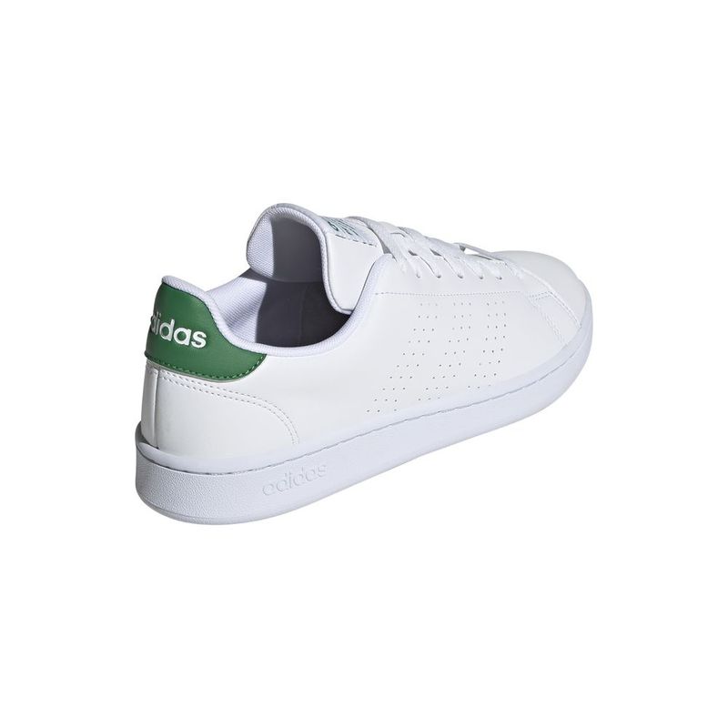 Tenis-adidas-para-hombre-Advantage-para-moda-color-blanco.-Talon