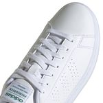 Tenis-adidas-para-hombre-Advantage-para-moda-color-blanco.-Detalle-2