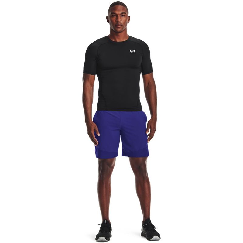 Camiseta-De-Compresion-under-armour-para-hombre-Ua-Hg-Armour-Comp-Ss-para-entrenamiento-color-negro.-Outfit-Completo