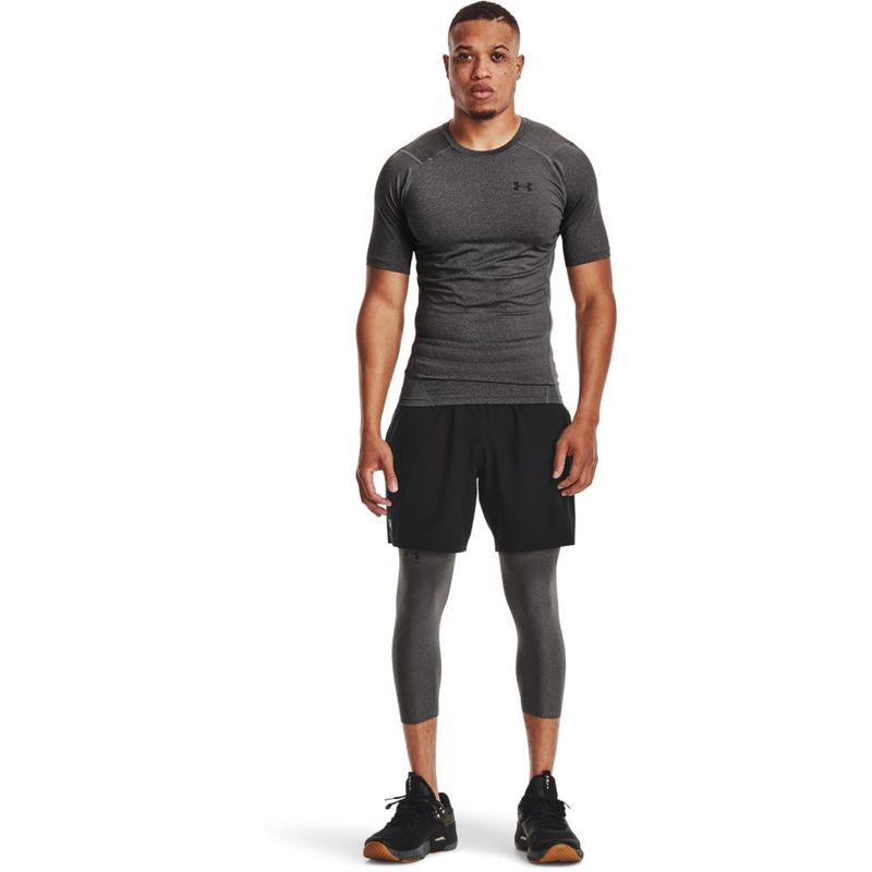 Camiseta-De-Compresion-under-armour-para-hombre-Ua-Hg-Armour-Comp-Ss-para-entrenamiento-color-gris.-Outfit-Completo