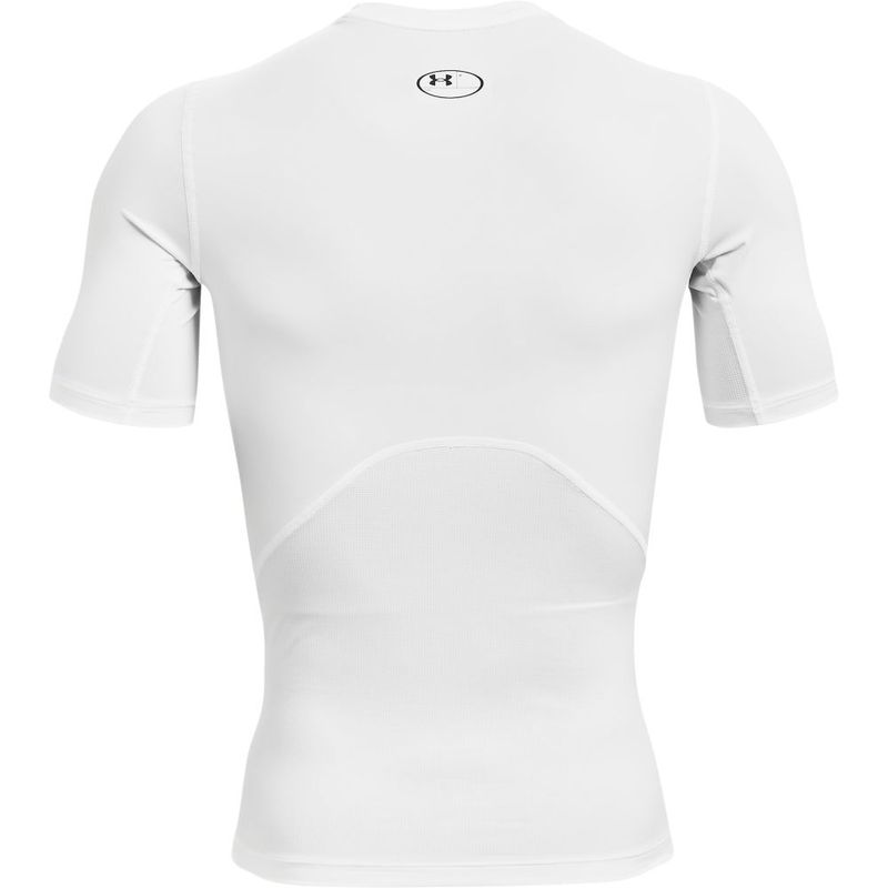 Camiseta-De-Compresion-under-armour-para-hombre-Ua-Hg-Armour-Comp-Ss-para-entrenamiento-color-blanco.-Reverso-Sin-Modelo
