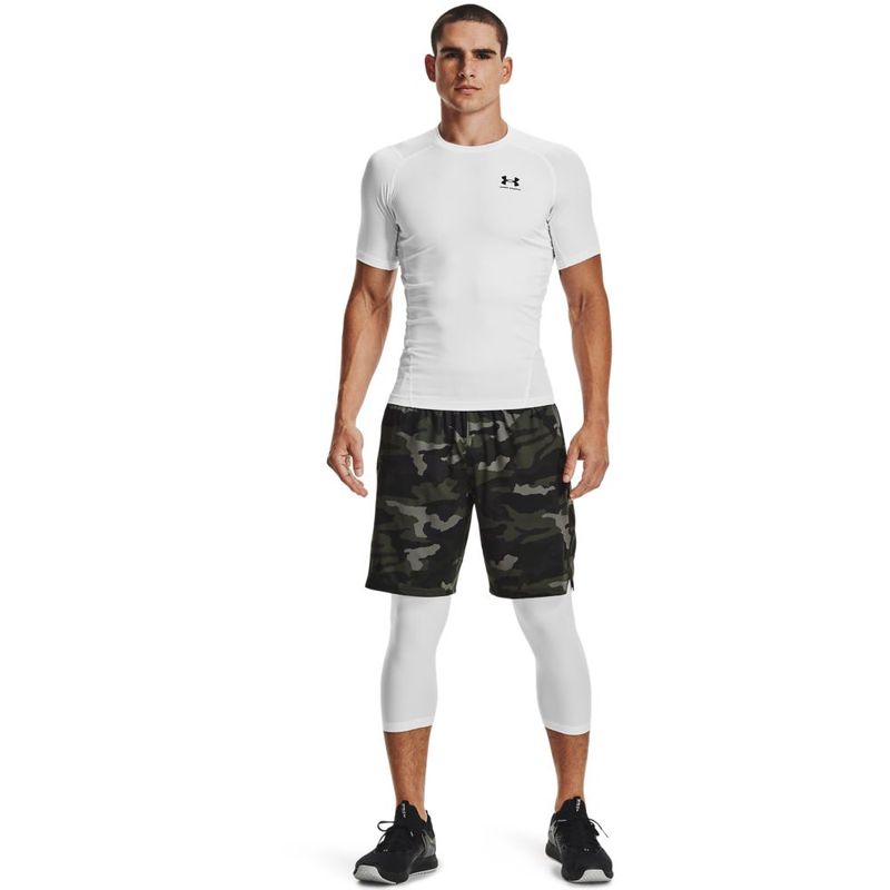 Camiseta-De-Compresion-under-armour-para-hombre-Ua-Hg-Armour-Comp-Ss-para-entrenamiento-color-blanco.-Outfit-Completo