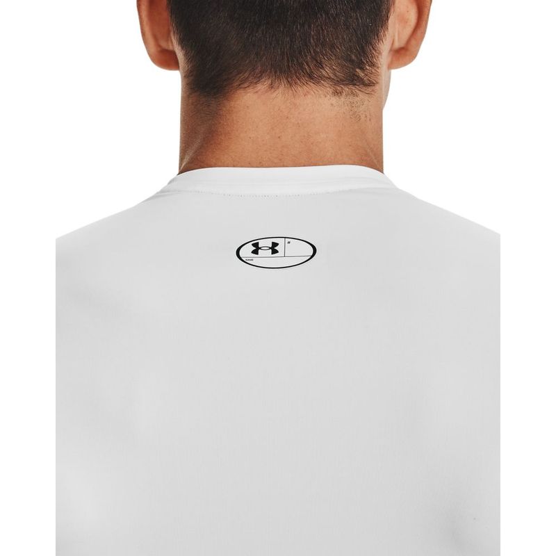 Camiseta-De-Compresion-under-armour-para-hombre-Ua-Hg-Armour-Comp-Ss-para-entrenamiento-color-blanco.-Detalle-Sobre-Modelo-3