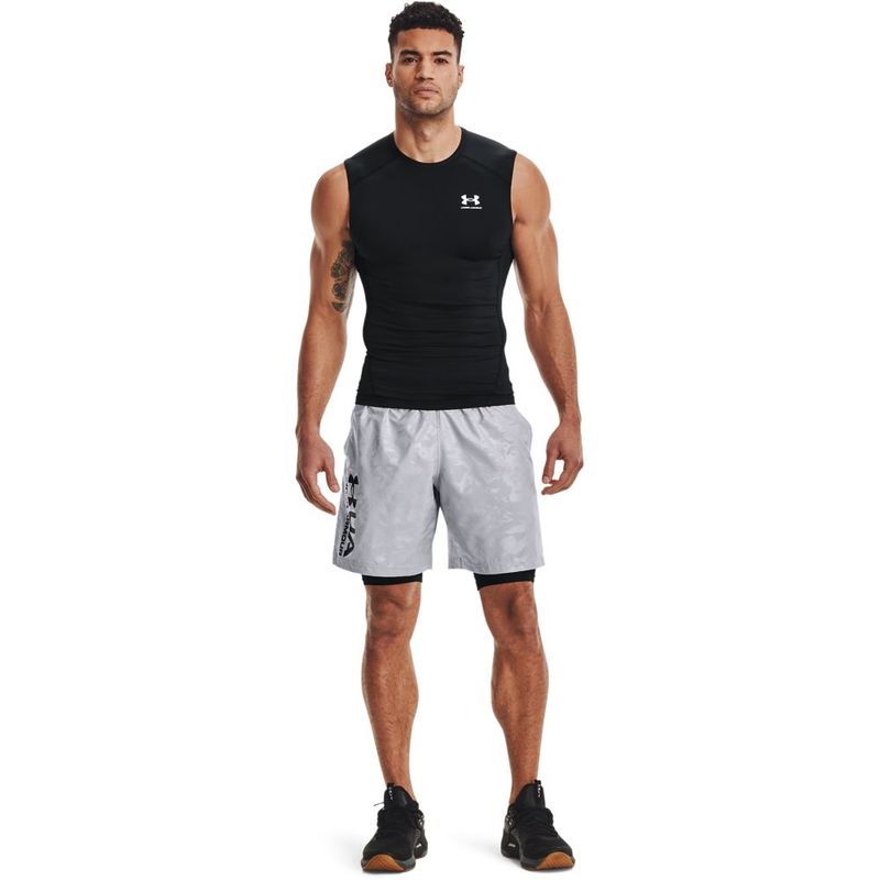 Camiseta-De-Compresion-under-armour-para-hombre-Ua-Hg-Armour-Comp-Sl-para-entrenamiento-color-negro.-Outfit-Completo