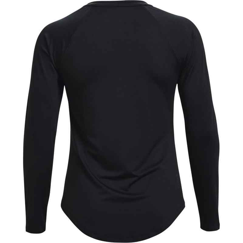 Camiseta-Manga-Larga-under-armour-para-mujer-Ua-Rush-Ls-para-entrenamiento-color-negro.-Reverso-Sin-Modelo