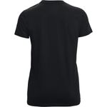 Camiseta-Manga-Corta-under-armour-para-mujer-Live-Sportstyle-Graphic-Ssc-para-entrenamiento-color-negro.-Reverso-Sin-Modelo