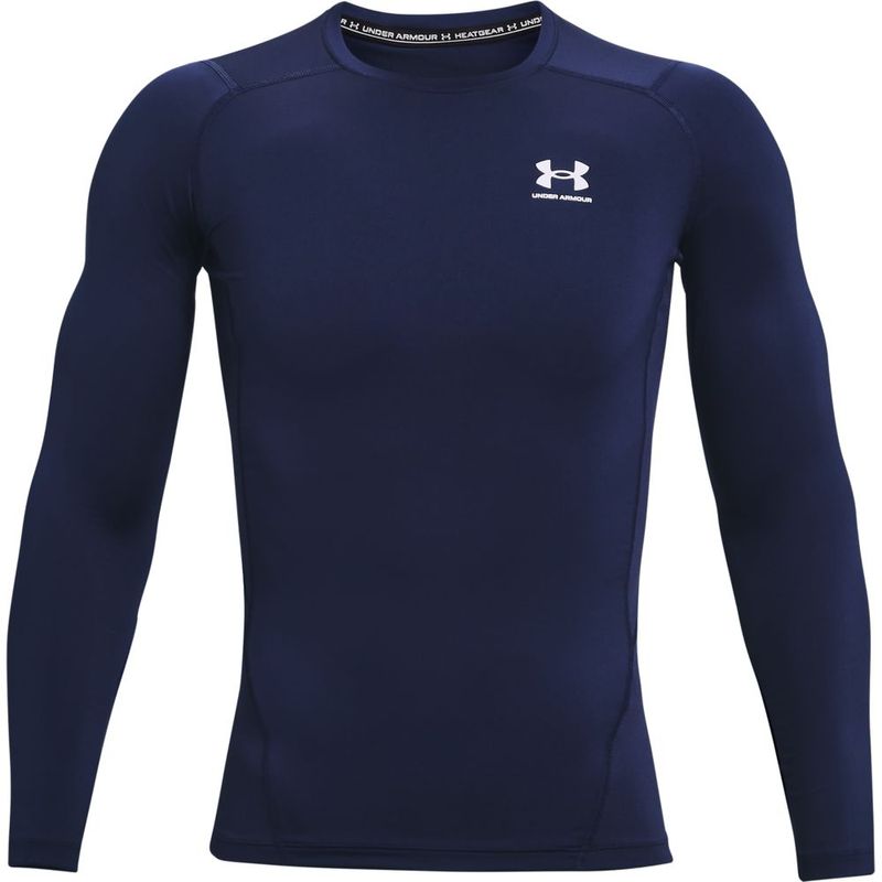 Camiseta-De-Compresion-under-armour-para-hombre-Ua-Hg-Armour-Comp-Ls-para-entrenamiento-color-azul.-Frente-Sin-Modelo