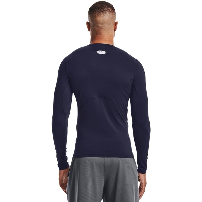 Camiseta-De-Compresion-under-armour-para-hombre-Ua-Hg-Armour-Comp-Ls-para-entrenamiento-color-azul.-Reverso-Sobre-Modelo