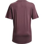 Camiseta-Manga-Corta-under-armour-para-mujer-Oversized-Graphic-Ss-para-entrenamiento-color-verde.-Reverso-Sin-Modelo