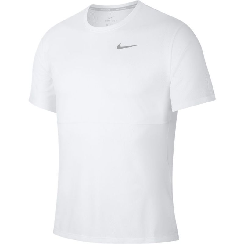 Camiseta-Manga-Corta-nike-para-hombre-M-Nk-Df-Run-Top-Ss-para-correr-color-blanco.-Frente-Sin-Modelo