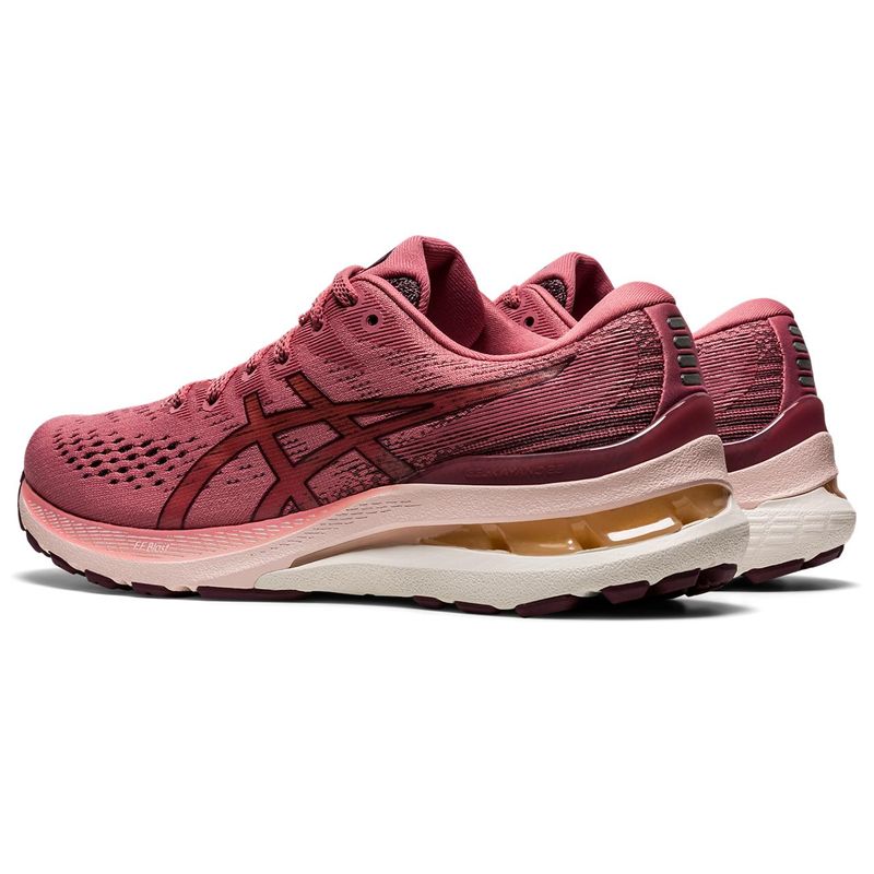 Tenis-asics-para-mujer-Gel-Kayano-28-para-correr-color-rosado.-Detalle-1